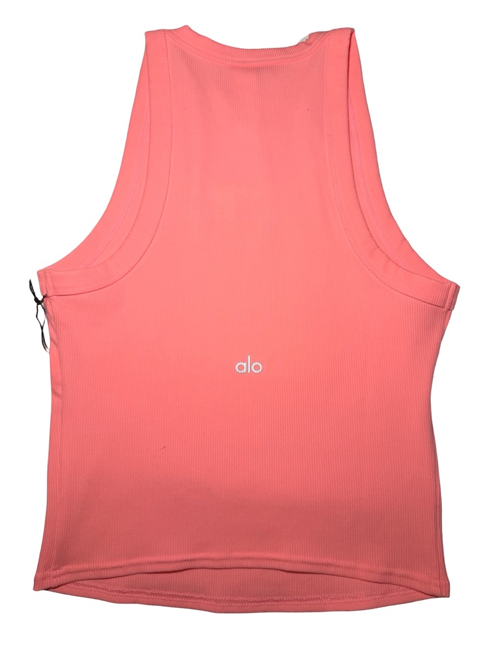 Alo yoga goddess ribbed tank top neon bubblegum NEW WITH TAGS MEDIUM - Picture 4 of 6